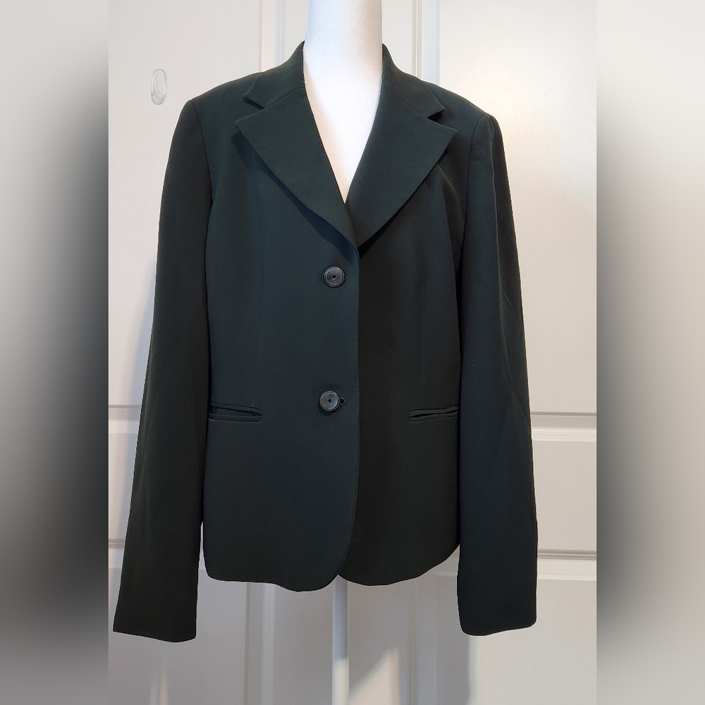 Kate Hill Women's Dark Green Blazer Size 14